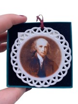 Sons of the American Revolution James Madison Ornament Vtg Rare 2000 Boxed - £21.24 GBP