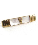 1950&#39;s Goldtone Mother Pearl Fraternal Order of Elks Tie Clasp By ANSON ... - £27.68 GBP
