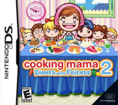 Cooking Mama 2 Dinner With Friends - Nintendo DS DSL DSi Dual Screen Video Game - £23.72 GBP