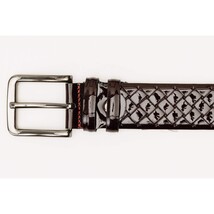 The Rico Burgundy Color Calfskin Belt image 7