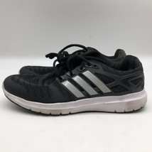 Adidas Mens Size 9 Black Grey Cloudfoam Running Sneakers 789002 - £22.81 GBP