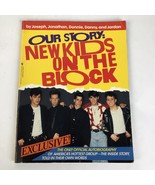 NEW KIDS ON THE BLOCK BOOK OUR STORY VINTAGE 1990 COLLECTIBLE AUTOBIOGRA... - £18.75 GBP