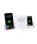 NEW! Classic Combo Wall Adapter W/3 AC Outlets W/Surge Protection And Du... - $42.99