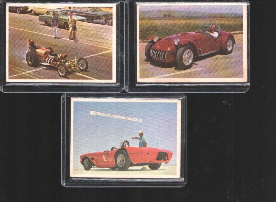 Primary image for Spec Sheet Series 1 Auto Race Card Lot of 3 1965-Includes cards #4, 19, 22-Ho...
