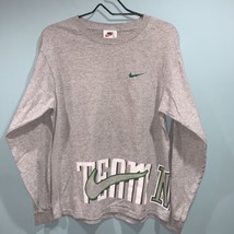 NIKE Youth Long Sleeve Shirt Sz XL Team Nike Made in USA Spellout Swoosh  - £9.74 GBP