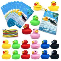 72 PCS Jeep Ducks Cruise Kit Bulk Duckies for Ducking With Tags Assorted... - $344.11 MXN
