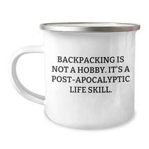 Backpacking Camping Mug, Funny Quote, Birthday Unique Gifts from Friends... - £18.90 GBP