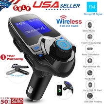 Wireless Car FM Transmitter Radio Adapter Mp3 Player AUX In Dual USB Charger - £29.87 GBP