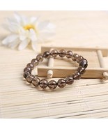 Wholesale Lot 5 Pc Smokey Crystal 21beads 8mm 7.5” Crystal Stretch Brace... - $2,015.18 MXN