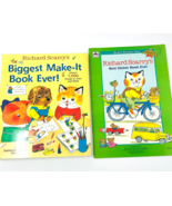 Rare Vintage Richard Scarry&#39;s Biggest Make-It Book Ever Best Sticker Act... - €51,70 EUR