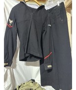 Vintage WW2 US Navy Cracker Jack Uniform Jacket &amp; Pants with Patches NAMED - £78.61 GBP