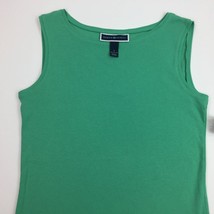 Macy&#39;s Karen Scott Women&#39;s Catalina Green Tank Top T-Shirt Small EDV Tanks - £15.81 GBP