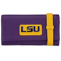 LSU Louisiana State Tigers Licensed Wanda Wallet, Figh Song Scarf &amp; Earrings - £37.96 GBP