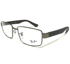 Ray-Ban Brille Rahmen RB6319 2838 Matt Brown Gunmetal Grau Quadratisch 53-17-140 - £87.38 GBP