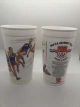 1988 Mcdonald's Super Size US Olympics Track & Field Plastic Commemorative Cups - $12.86