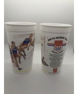 1988 Mcdonald's Super Size US Olympics Track & Field Plastic Commemorative Cups