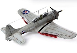 Academy 12331 USMC SBD-1 Pearl Harbor Plamodel Plastic Hobby Model Airplane Kit image 3