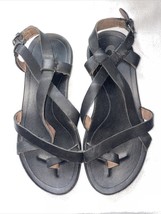 OLUKAI Upena Beach Sandals, Black, Strappy, Water Resistant Women&#39;s Size 7 - $28.71