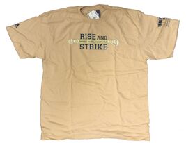 NWT Adidas T Shirt L 2009 Rise &amp; Strike Notre Dame Football "The Shirt" ... - $24.75