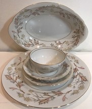 Vintage Harmony House &quot;WOODHUE&quot; 33 Piece Fine China Dinnerware Japan Service Set - £212.64 GBP