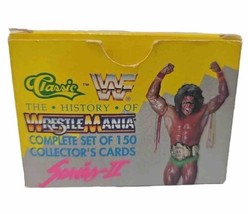 Classic WWF History of WrestleMania Series 2 Complete Set 1990 - £56.22 GBP