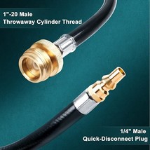 18FT Quick Connect Propane Hose for RV to Grill image 2