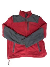 LL Bean Red Fleece Jacket Men’s Size Large Tall - £26.06 GBP