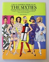 Vintage 1991 Fashion Designs of THE SIXTIES Uncut Paper Doll Book, by Tom Tierne - £6.39 GBP