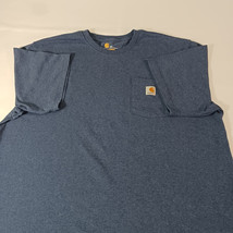 Carhartt K87 413 Original Fit Mens Blue Cotton Short Sleeve Crewneck T-Shirt 2XL image 10