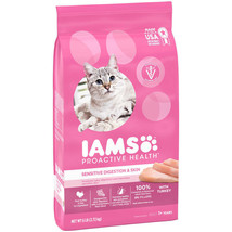IAMS Proactive Health Sensitive Digestion &amp; Skin Adult Dry Cat Food Turkey 1ea/1 - £59.96 GBP