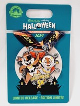 Disneyland RunDisney Pin HALLOWEEN 5K Chip &amp; Dale Half Marathon 2024 Spi... - $911.34 MXN