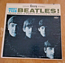 Meet The Beatles LP St 2047 Stereo Capitol Green Label - $48.60