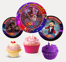 12 Coco Inspired Party Picks, Cupcake Picks, Cupcake Toppers Set #1 - $12.99