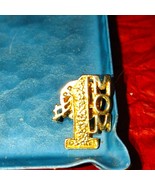 Vintage number one mom pin back lapel pin - $20.23 CAD