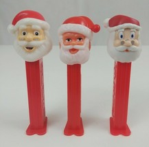 Vintage Lot of 3 Christmas Pez Dispensers 3 Diffreent Santa Clause Dispe... - $165.19 MXN