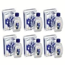 6 X 20ml Hoe Hin White Flower Oil Pak Fah Yeow FREE SHIPPING  - $56.74