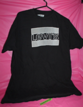 Levi&#39;s Classic Logo Black Short Sleeve T Shirt Size Men&#39;s XL - £19.83 GBP