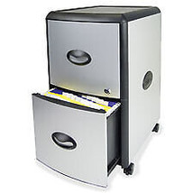 Storex STX61351U01C Hard Top Mobile Filing Cabinet, Black - $150.16