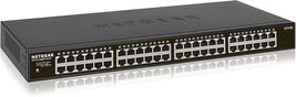 NETGEAR GS348 unmanaged 48‑port Gigabit Ethernet switch - $220.00