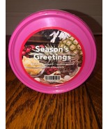 Pink Zebra Wax Sprinkles SEASON&#39;S GREETINGS 16 Ounce Tub Full - $30.00