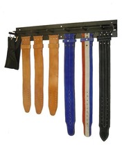Weight Lifting Belt Storage Rack with Security Lock Bar - $98.95