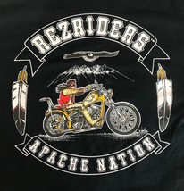 Rezriders Apache Nation 2003 Veterans Memorial Run Long Sleeve T-Shirt Medium - £13.72 GBP