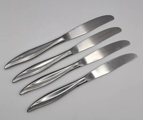 Primary image for Oneida Oneidacraft Deluxe Stainless Textura Dinner Knife - Set of 4