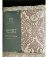 JC Penney Home Expressions Microfiber Twin Sheet Set NWT $30 - £21.70 GBP