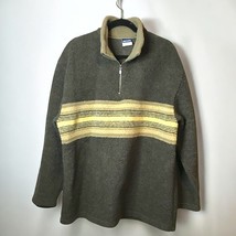 Vintage Sideout Y2K Quarter Zip Fleece Pullover Sweater Men&#39;s Size X-Large - $18.00
