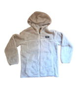 LL Bean Sherpa Fleece Full Zip Hoodie Tan Beige Lightweight Girls Large ... - $30.84 CAD