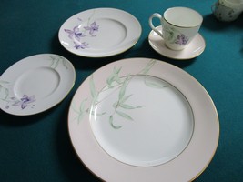 Lenox 5 Pieces Set Continental Collection &quot;Exotic Flora&quot; Pattern Original - £97.03 GBP