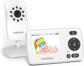 Monitor with Camera and Audio, 1000Ft Long Range Video Baby Monitor-No Wifi, Nig - £34.88 GBP