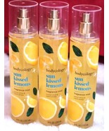 3 Bodycology Sun Kissed Lemons Fragrance Mist Spray Citrus Amber Lot - $24.06