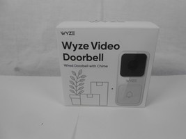 Wyze Video Doorbell Camera Wired with Chime - White WVDB1WC1 - $17.61